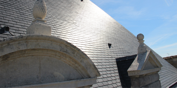 Ardoise CUPA sur l'Abbaye Royale de Saint Jean d'Angély