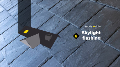 readyslate installation-skylight flashing