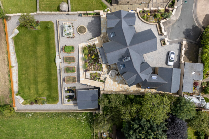 natural slate roof house uk